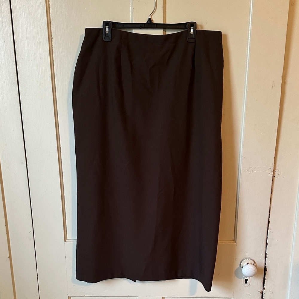 New York & Co. Brown Midi Skirt size 20W MK